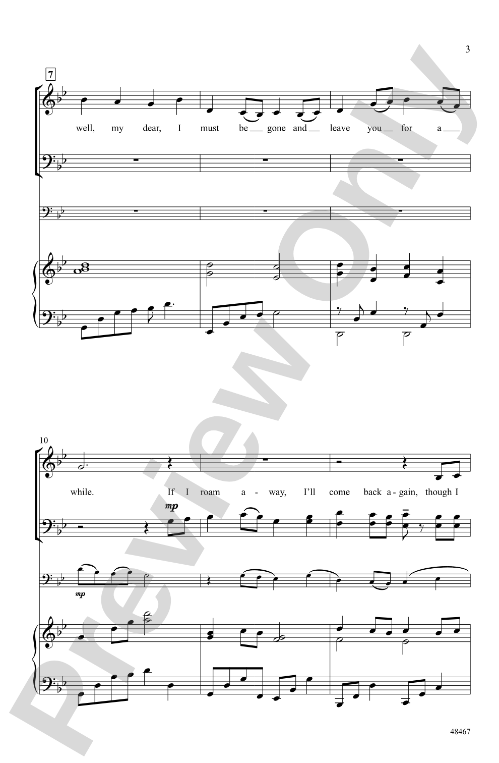 The Turtle Dove: SATB Choral Octavo