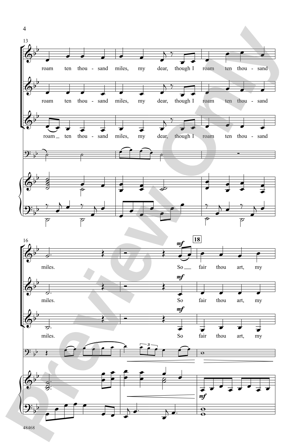 The Turtle Dove: SSA Choral Octavo