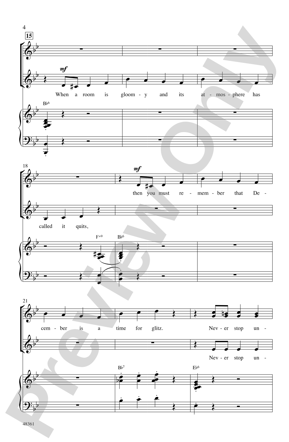 Sparklejollytwinklejingley: SSAA Choral Octavo