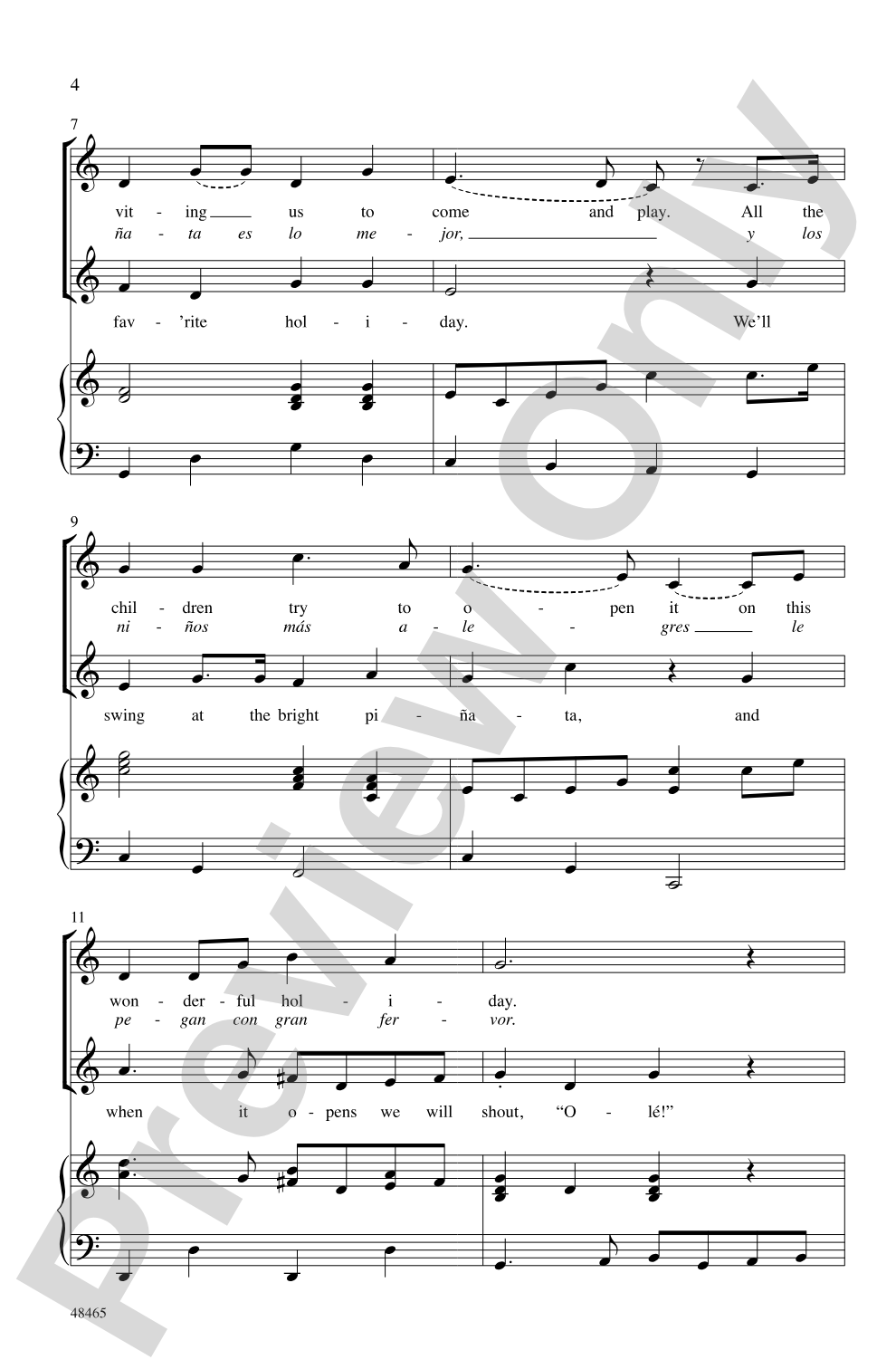 A Holiday Fiesta!: 2-Part Choral Octavo