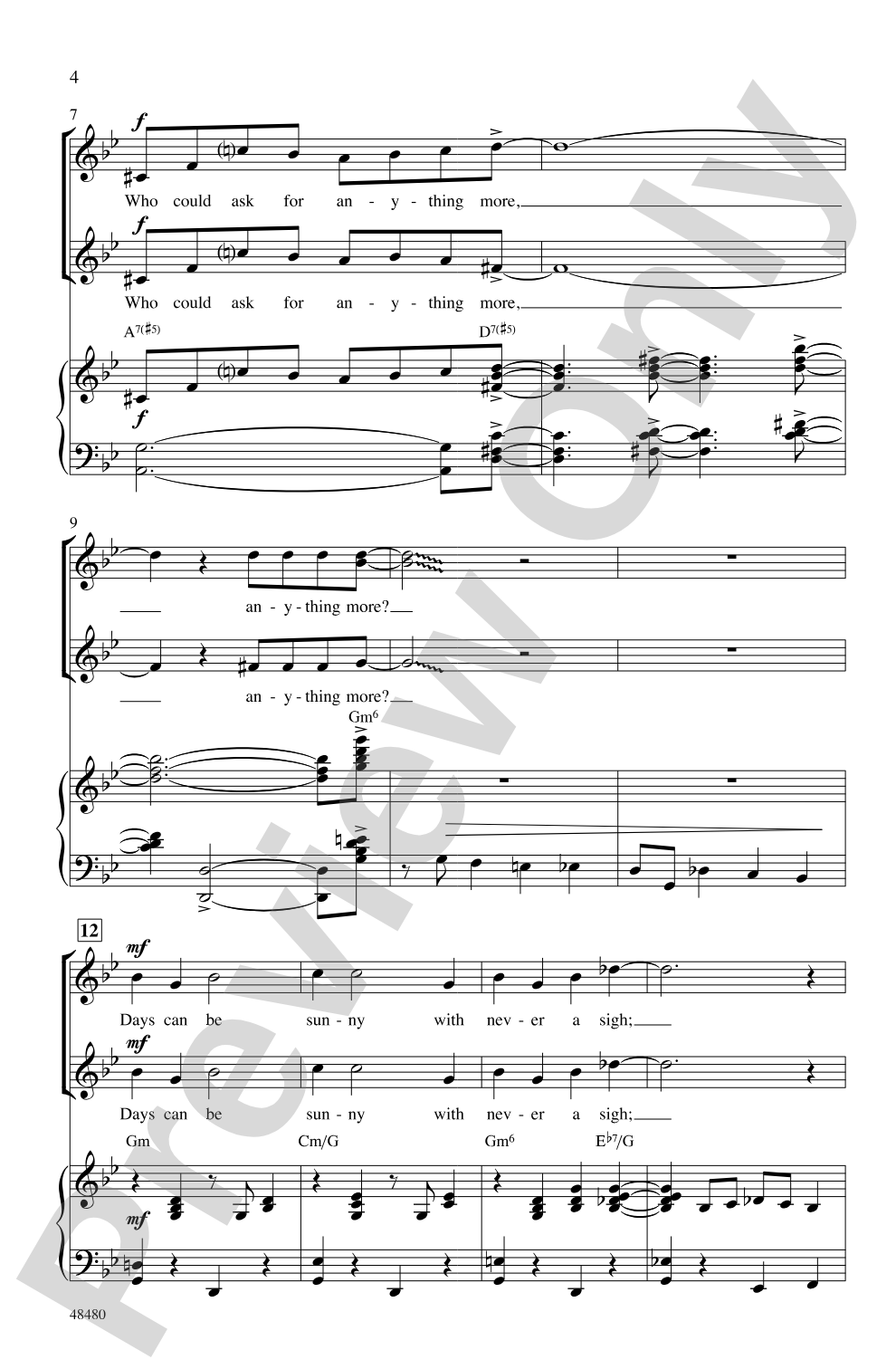 I Got Rhythm: SSA Choral Octavo