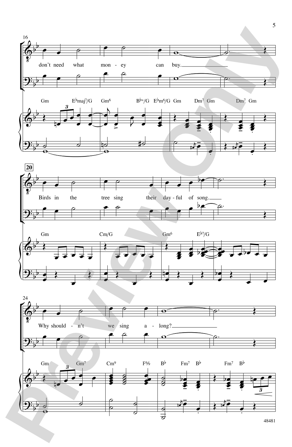 I Got Rhythm: TTBB Choral Octavo