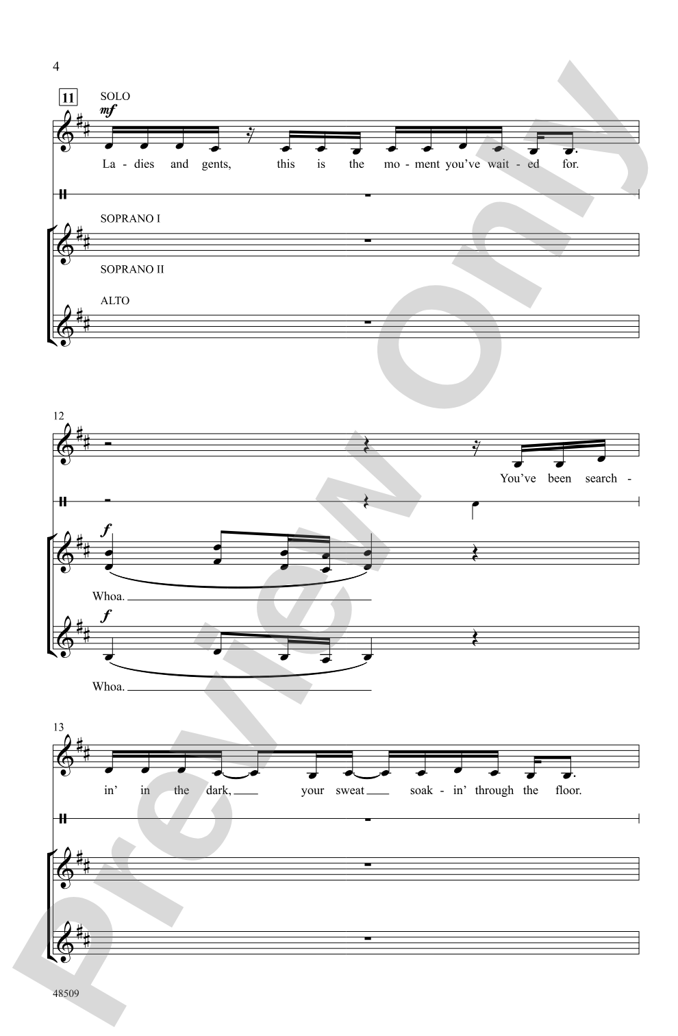 The Greatest Show: SSA, <i>a cappella</i> Choral Octavo