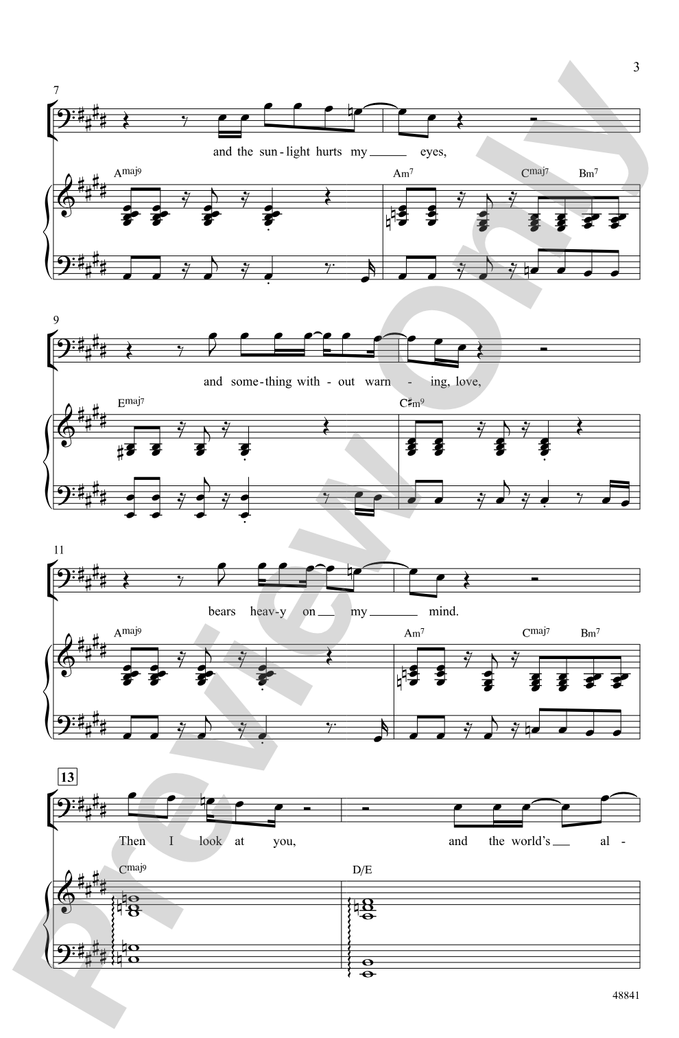 Lovely Day: SATB divisi Choral Octavo