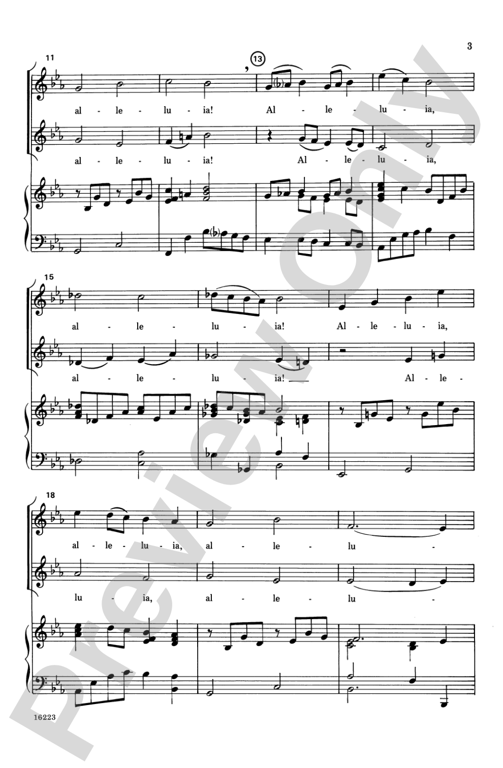 Alleluia: 2-Part Choral Octavo