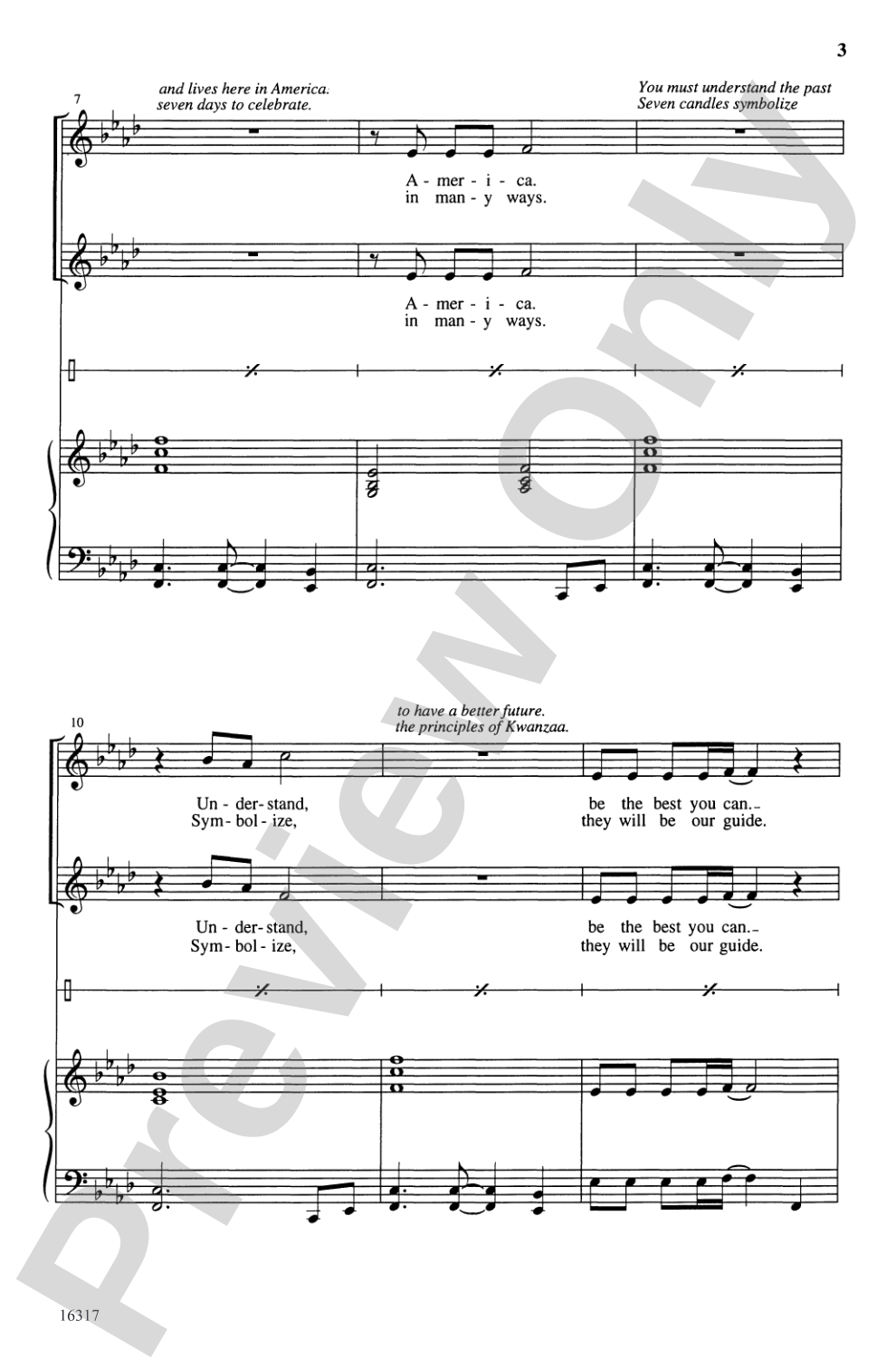 The Spirit of Kwanzaa: 2-Part Choral Octavo