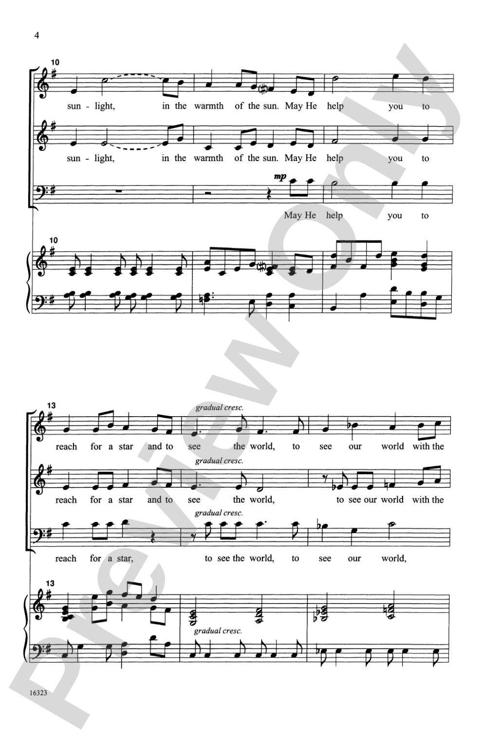 A Blessing: 3-Part Mixed Choral Octavo