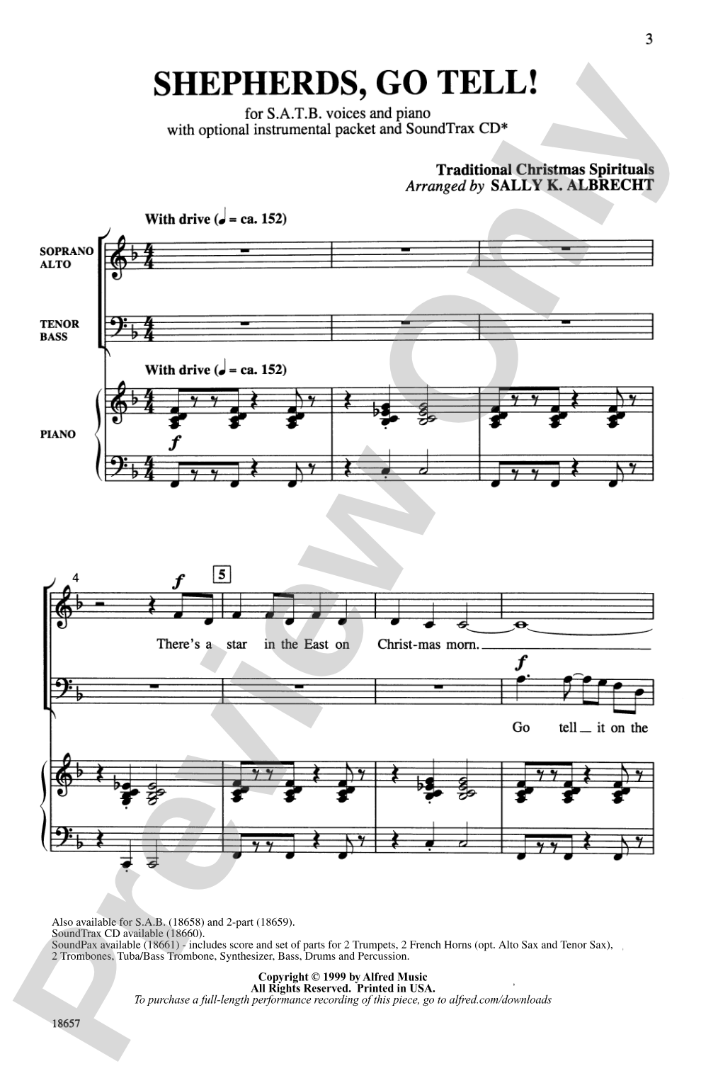 Shepherds, Go Tell!: SATB Choral Octavo