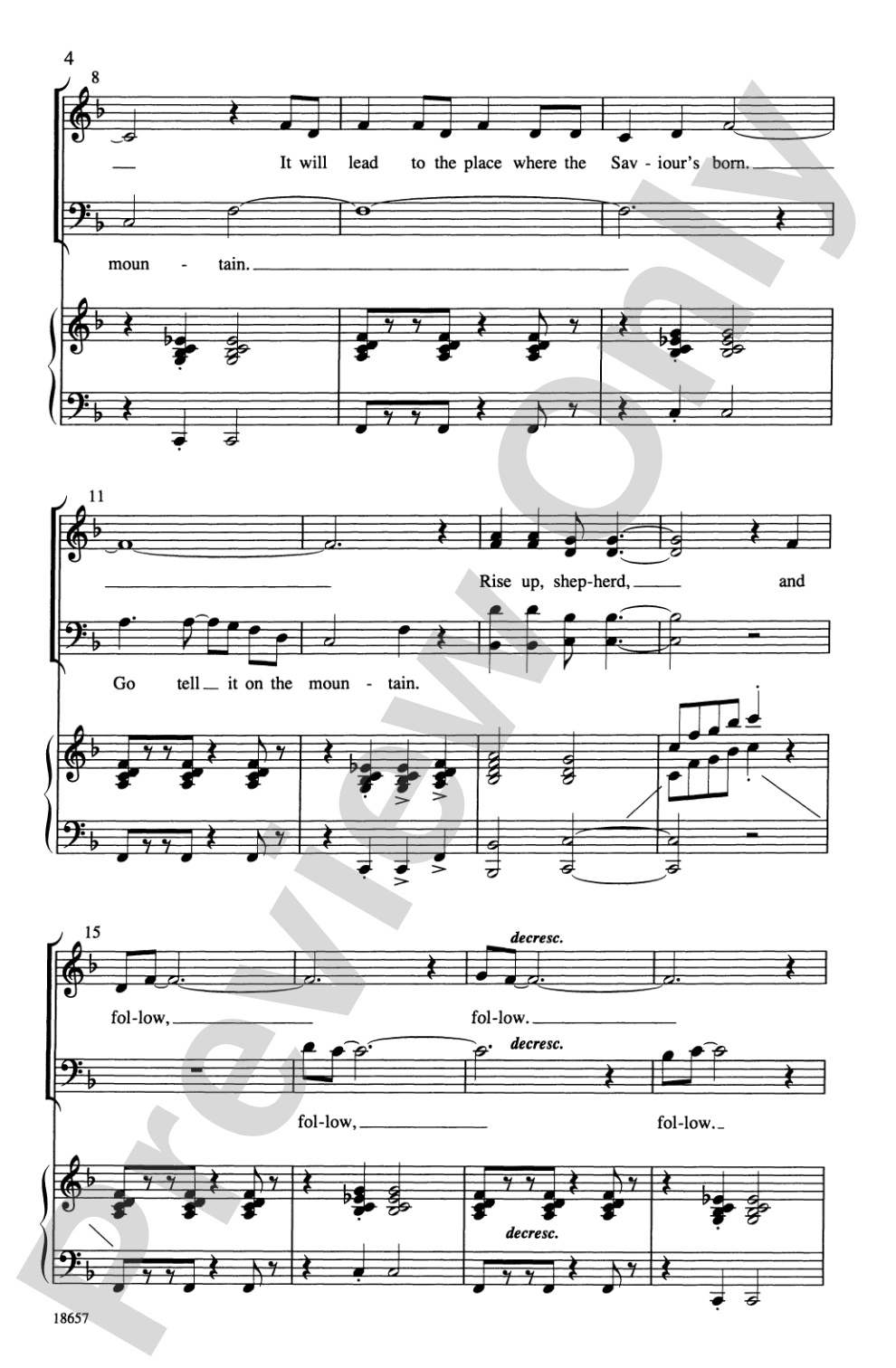 Shepherds, Go Tell!: SATB Choral Octavo