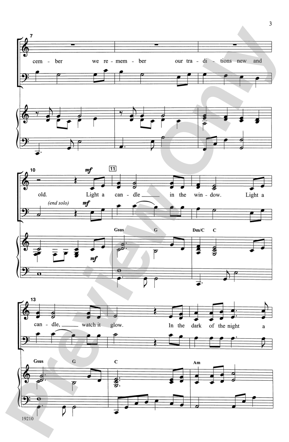 In December: SAB Choral Octavo