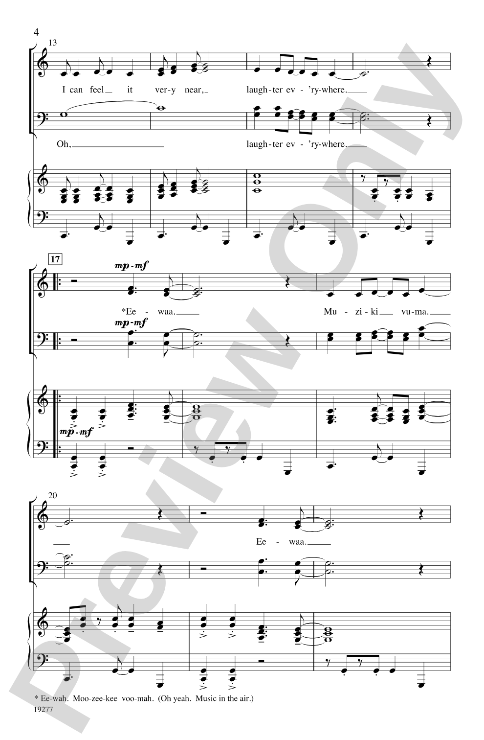 Muziki Vuma: SATB Choral Octavo