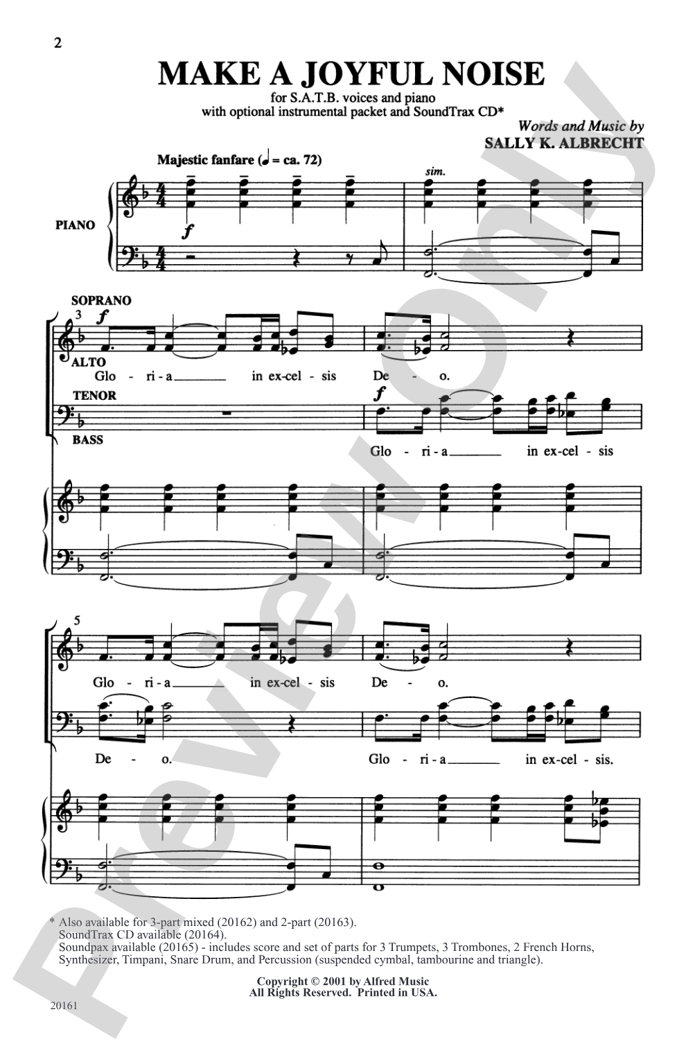 Make a Joyful Noise: SATB Choral Octavo