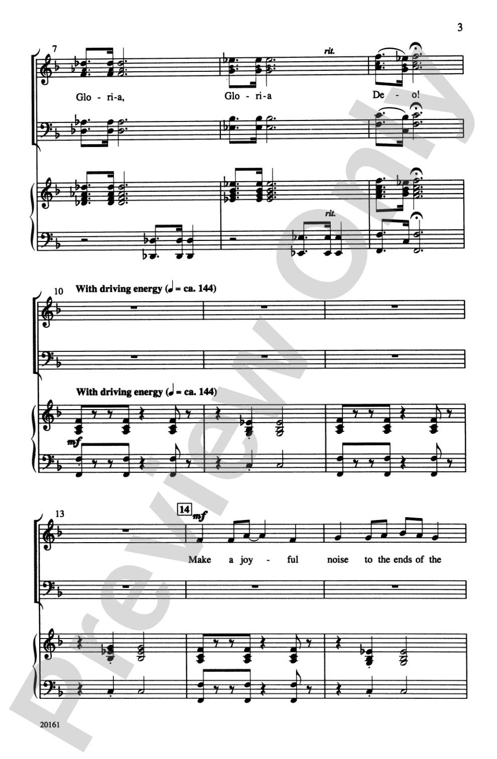 Make a Joyful Noise: SATB Choral Octavo