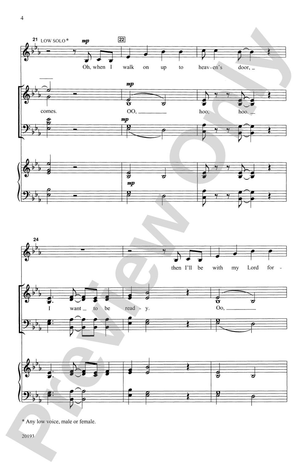 When the Day Comes: SATB Choral Octavo