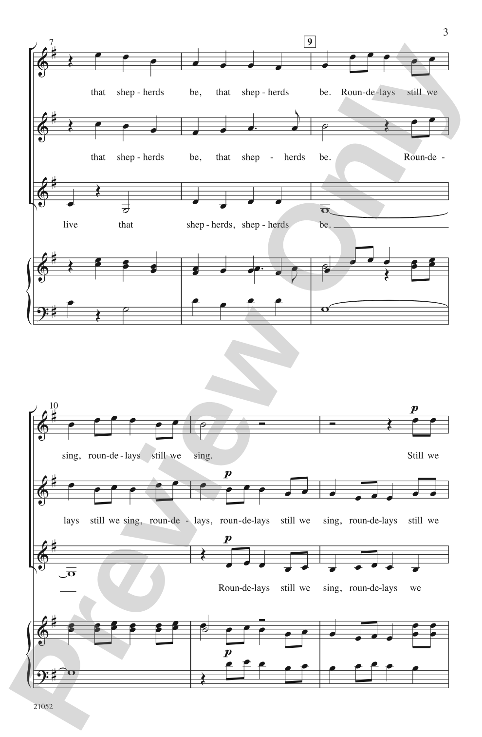 How Merrily We Live: SSA Choral Octavo