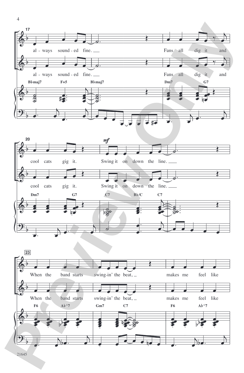 A Jazz Trio: 2-Part Choral Octavo