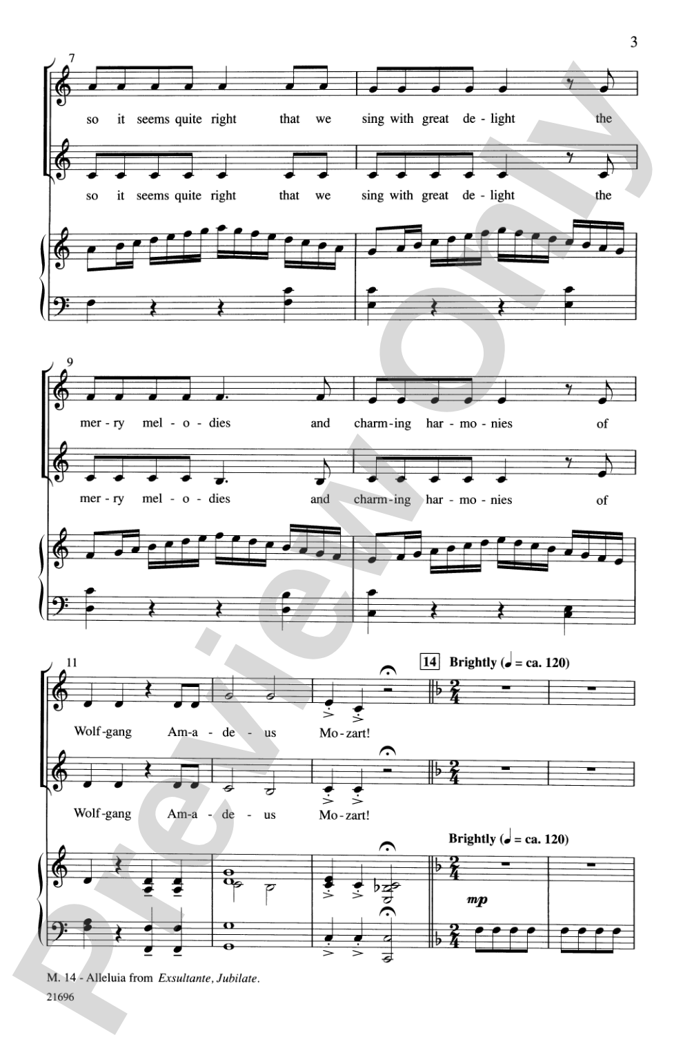 Merry Christmas, Mozart: 2-Part Choral Octavo