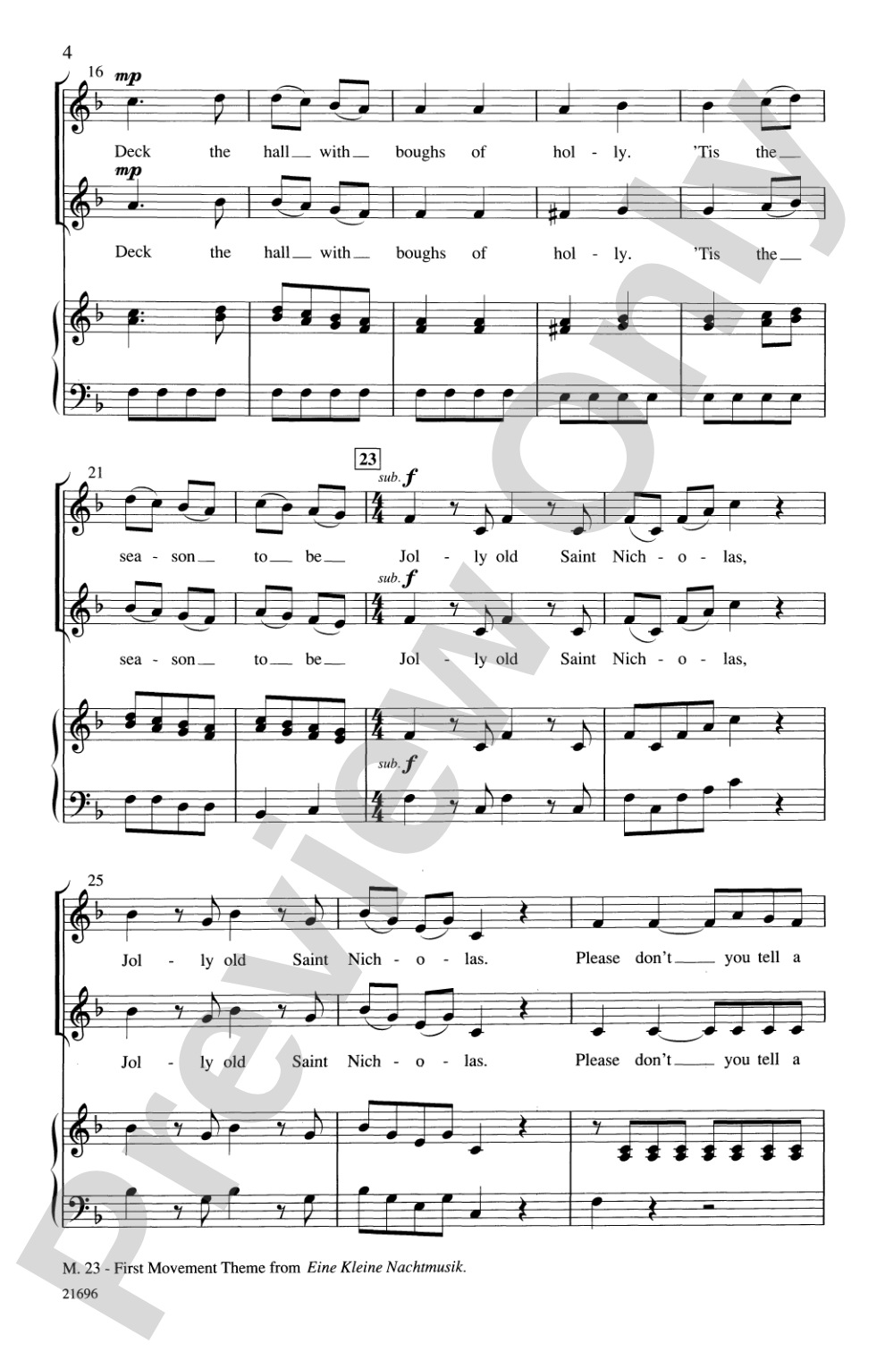 Merry Christmas, Mozart: 2-Part Choral Octavo