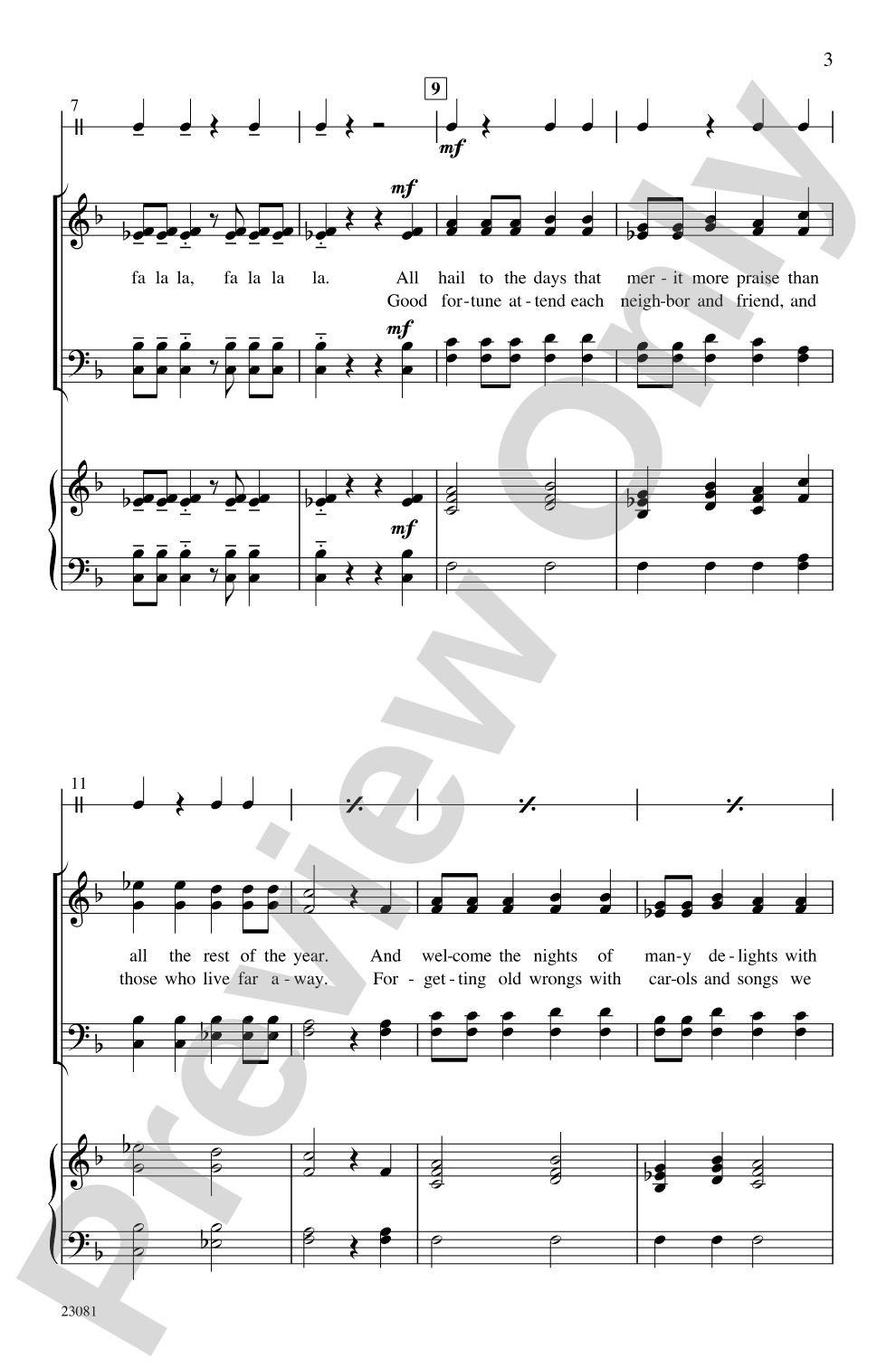 Wintertime Cheer: SATB, <i>a cappella</i> Choral Octavo
