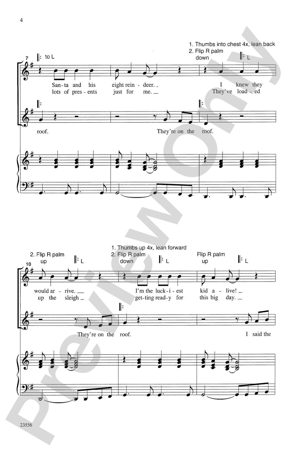 Reindeer on the Roof: 2-Part (with Opt. Staging) Choral Octavo