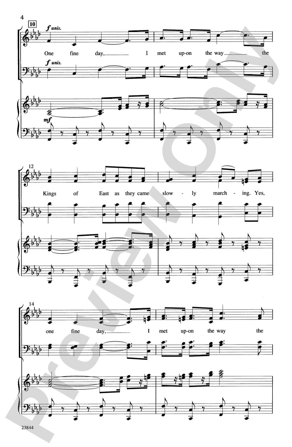 March of the Kings: SATB Choral Octavo