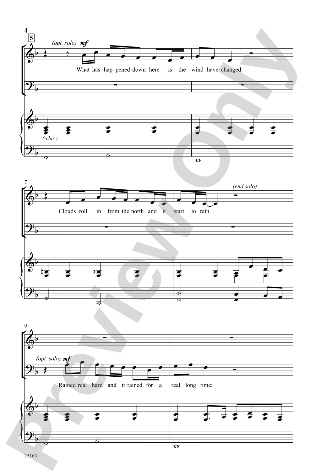 Louisiana 1927: SAB Choral Octavo