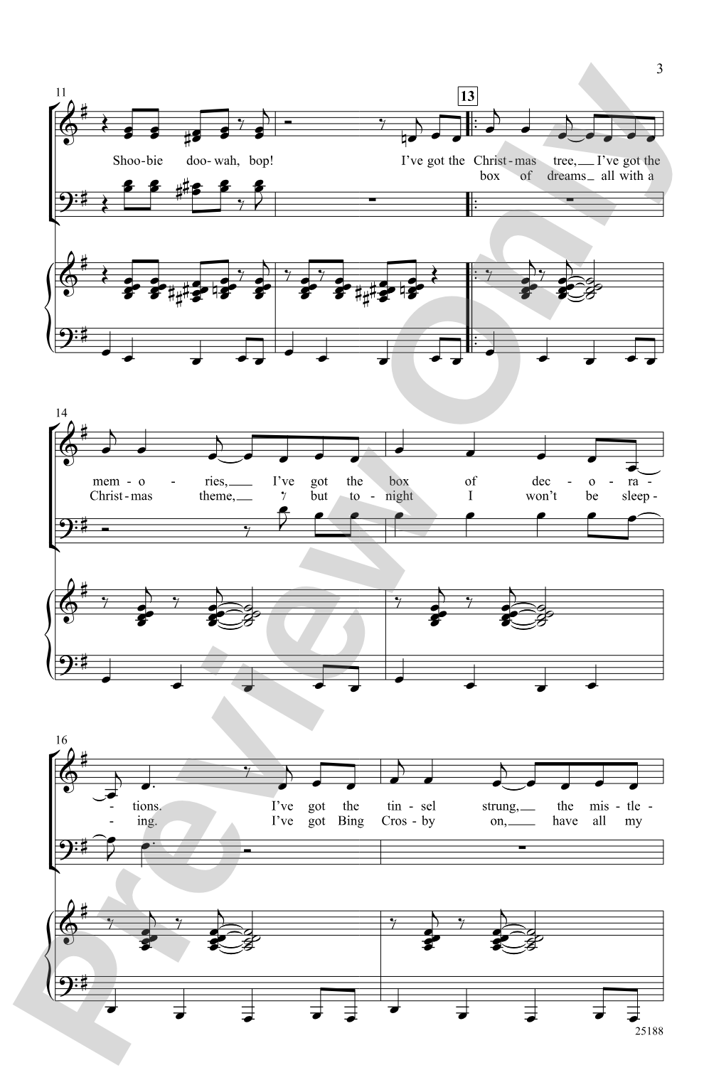 Perfect Christmas Night: SATB Choral Octavo