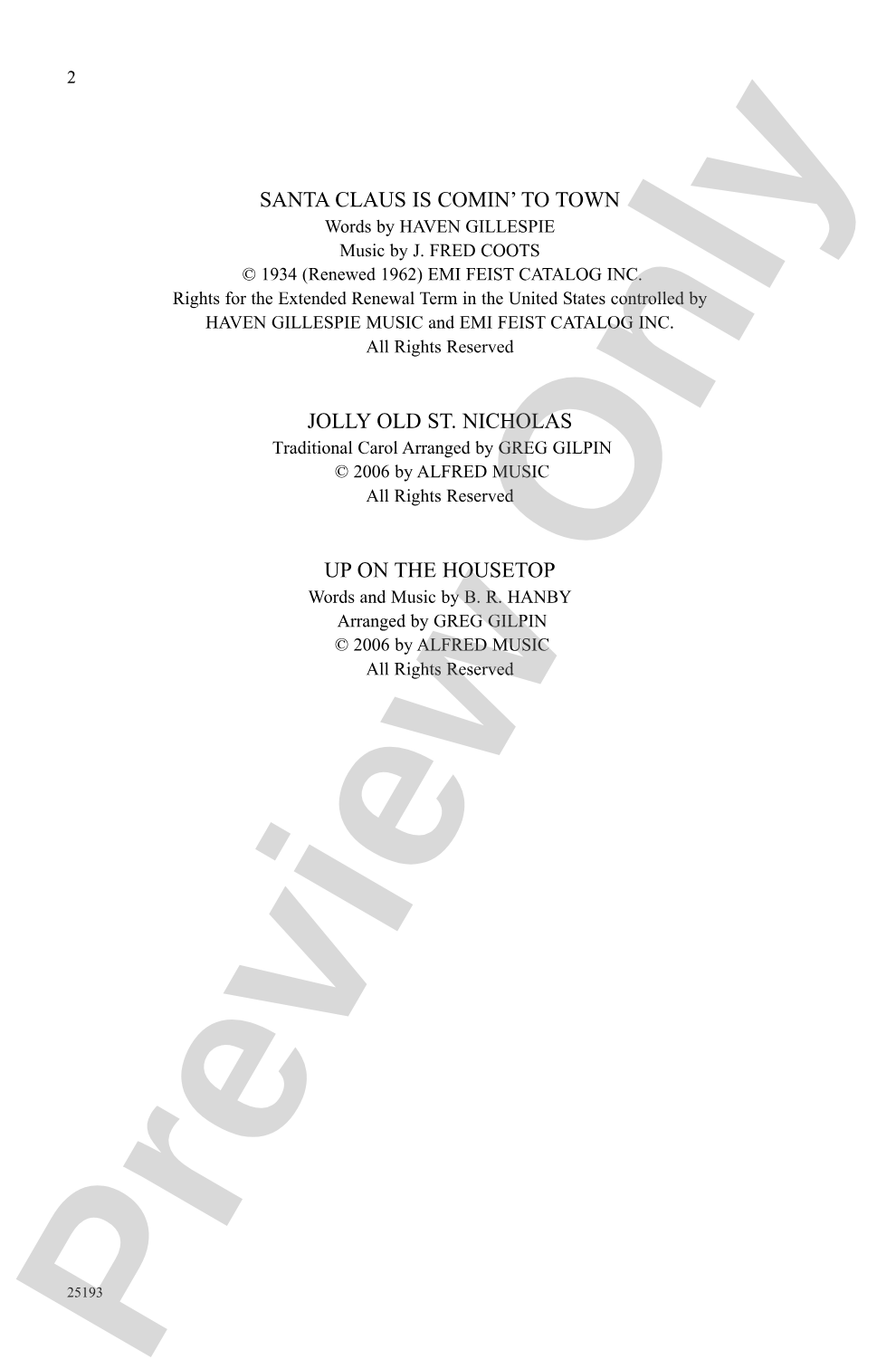 Santa's on His Way Medley: SAB Choral Octavo