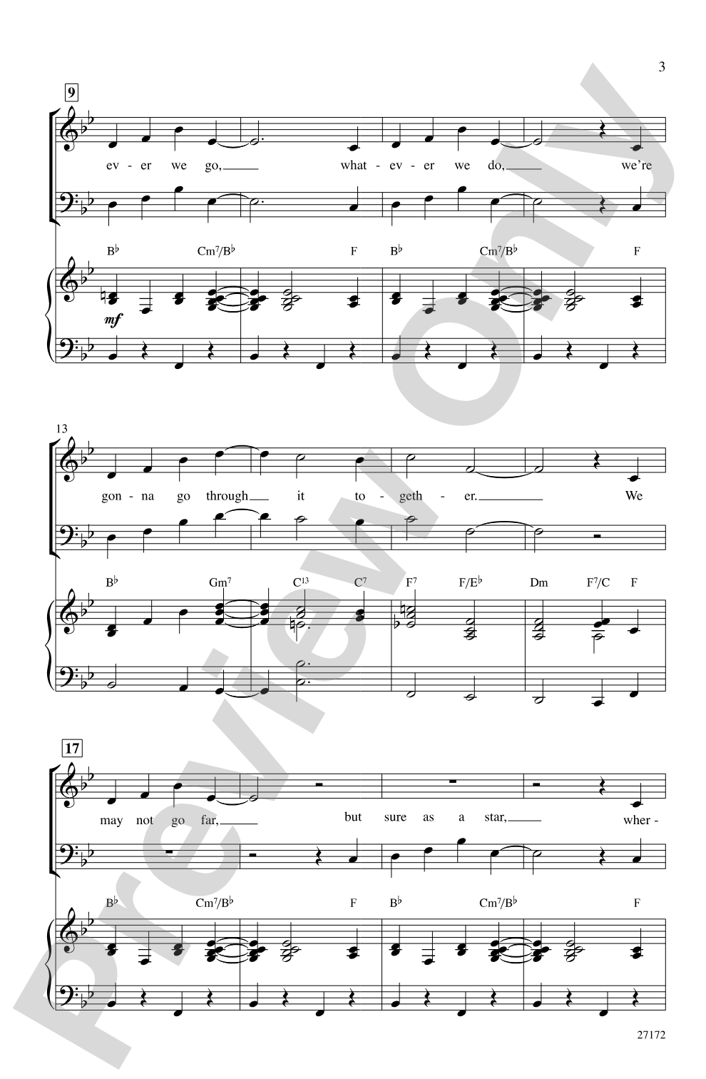 Together Wherever We Go: SAB Choral Octavo