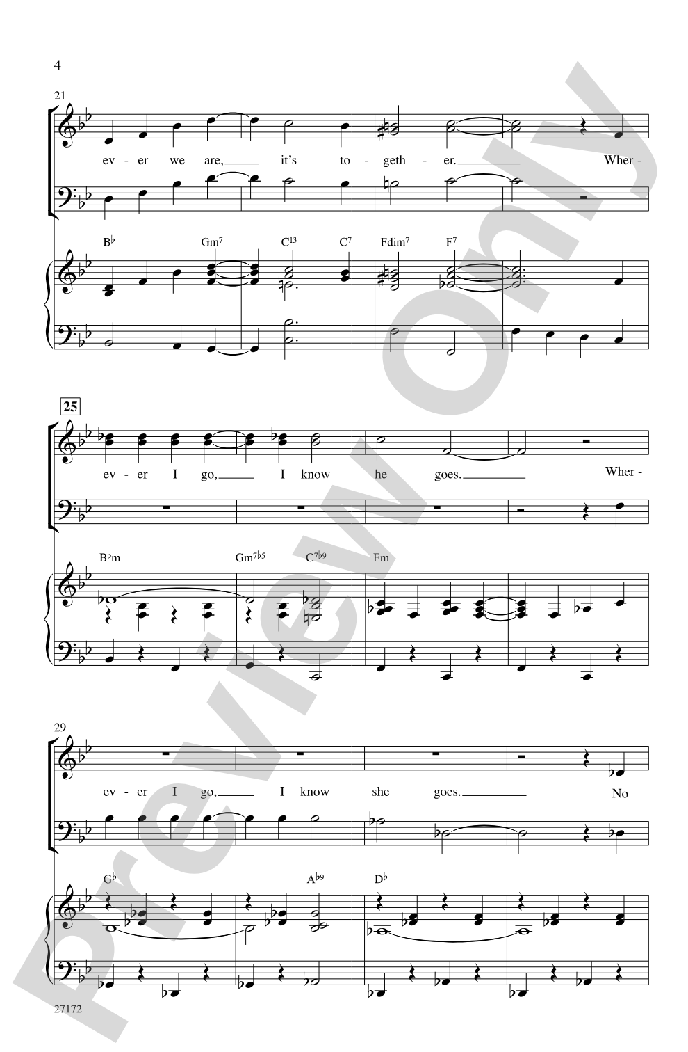 Together Wherever We Go: SAB Choral Octavo