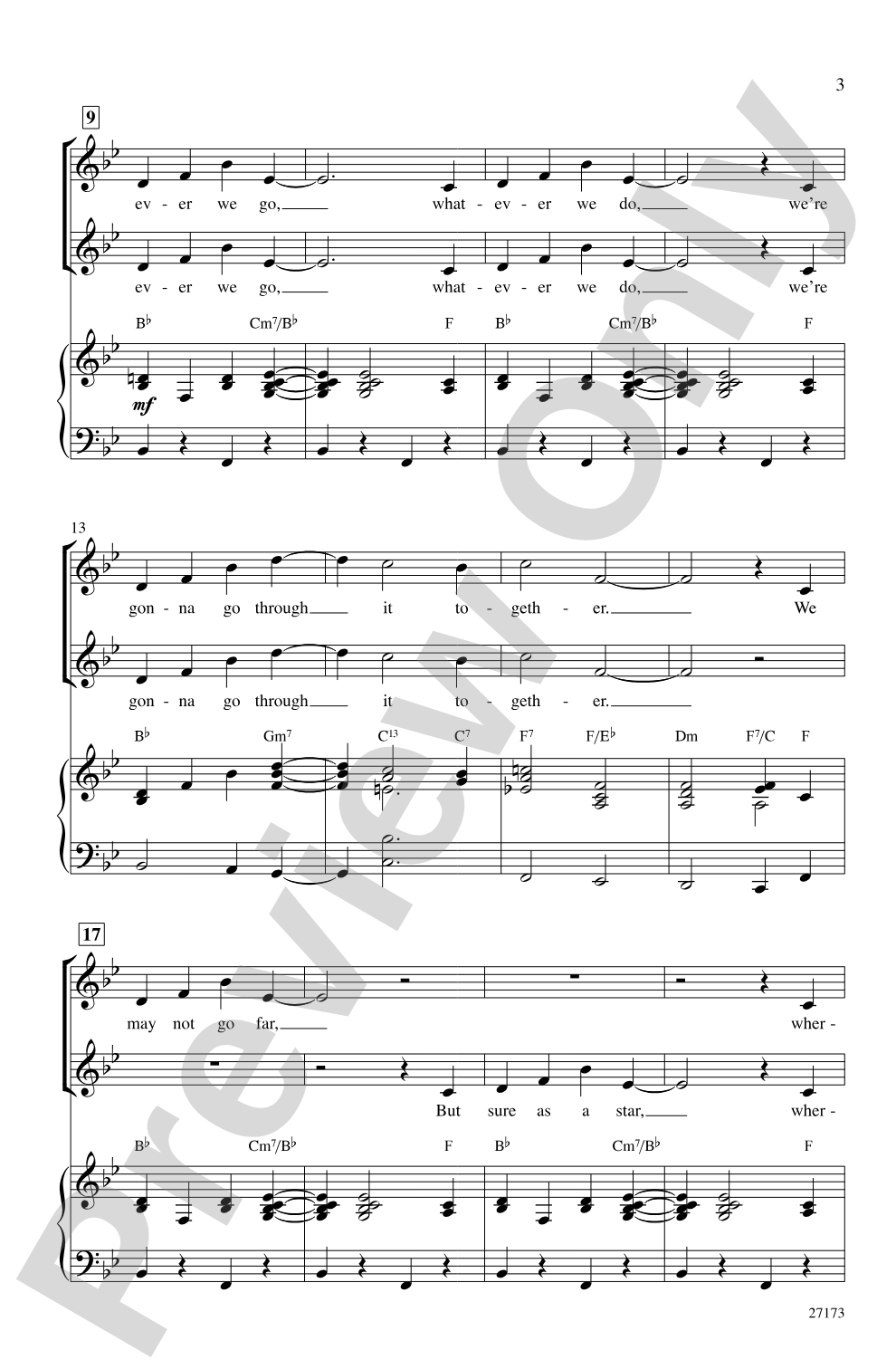 Together Wherever We Go: SSA Choral Octavo