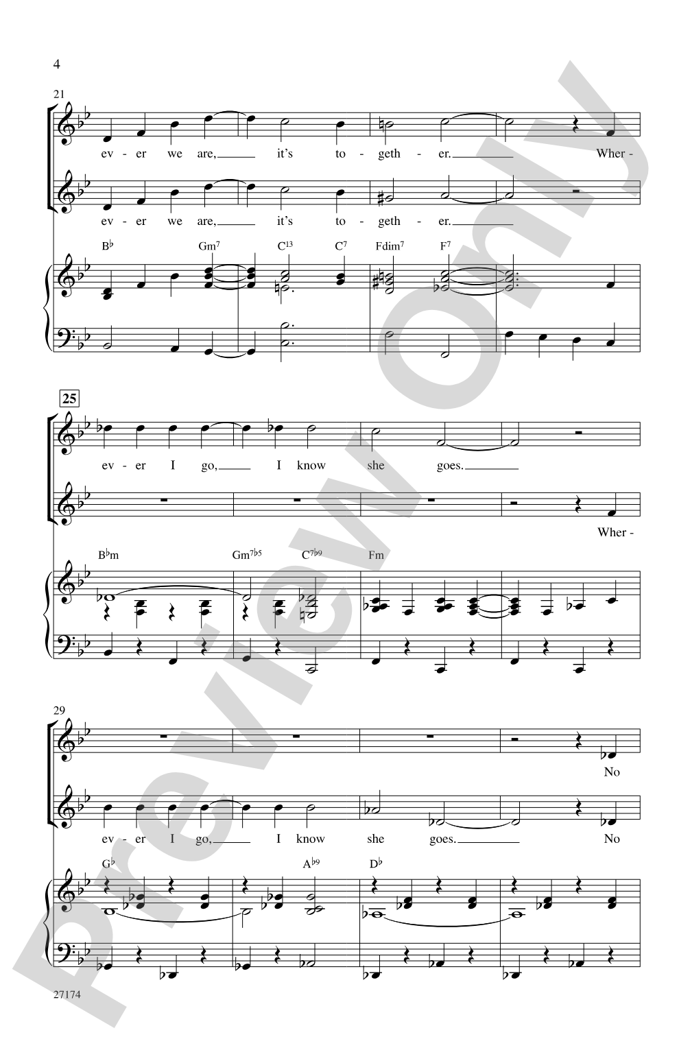 Together Wherever We Go: 2-Part Choral Octavo