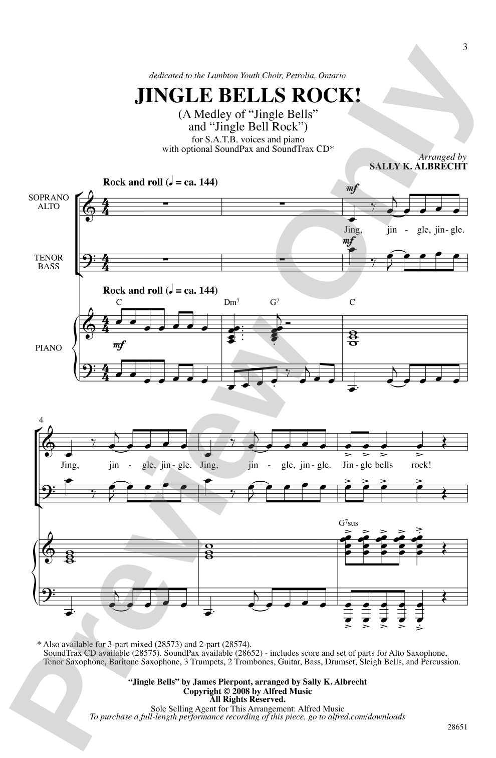Jingle Bells Rock! (A Medley): SATB Choral Octavo