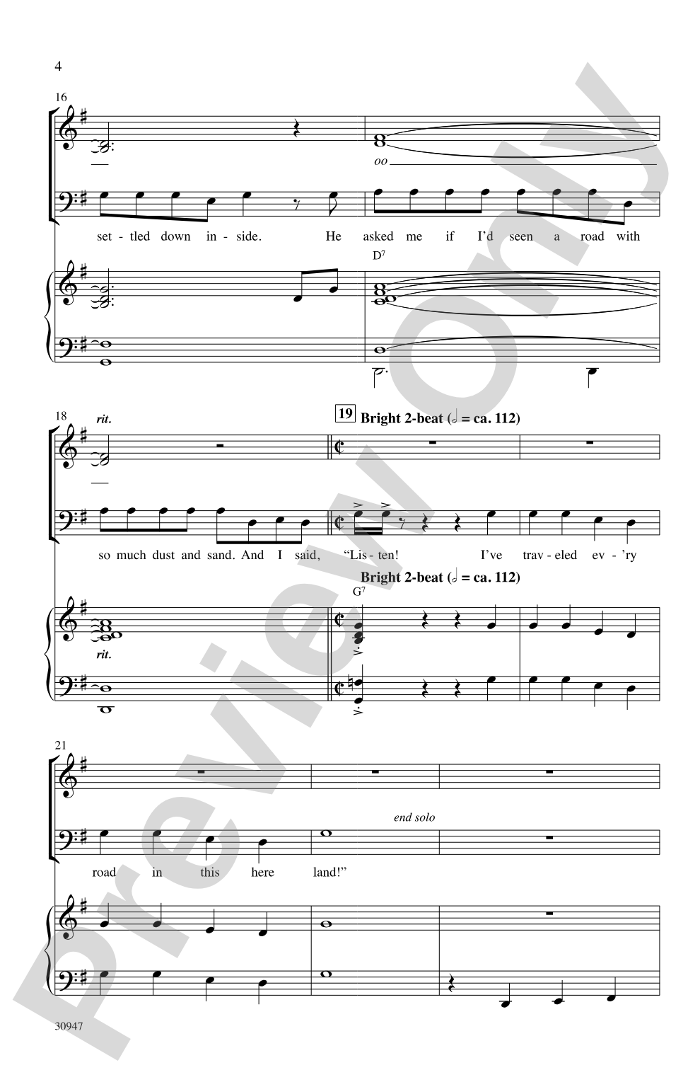 I've Been Everywhere: SATB Choral Octavo