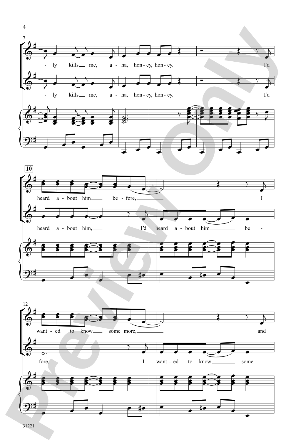 Girls Gone ABBA (A Medley): SSA Choral Octavo