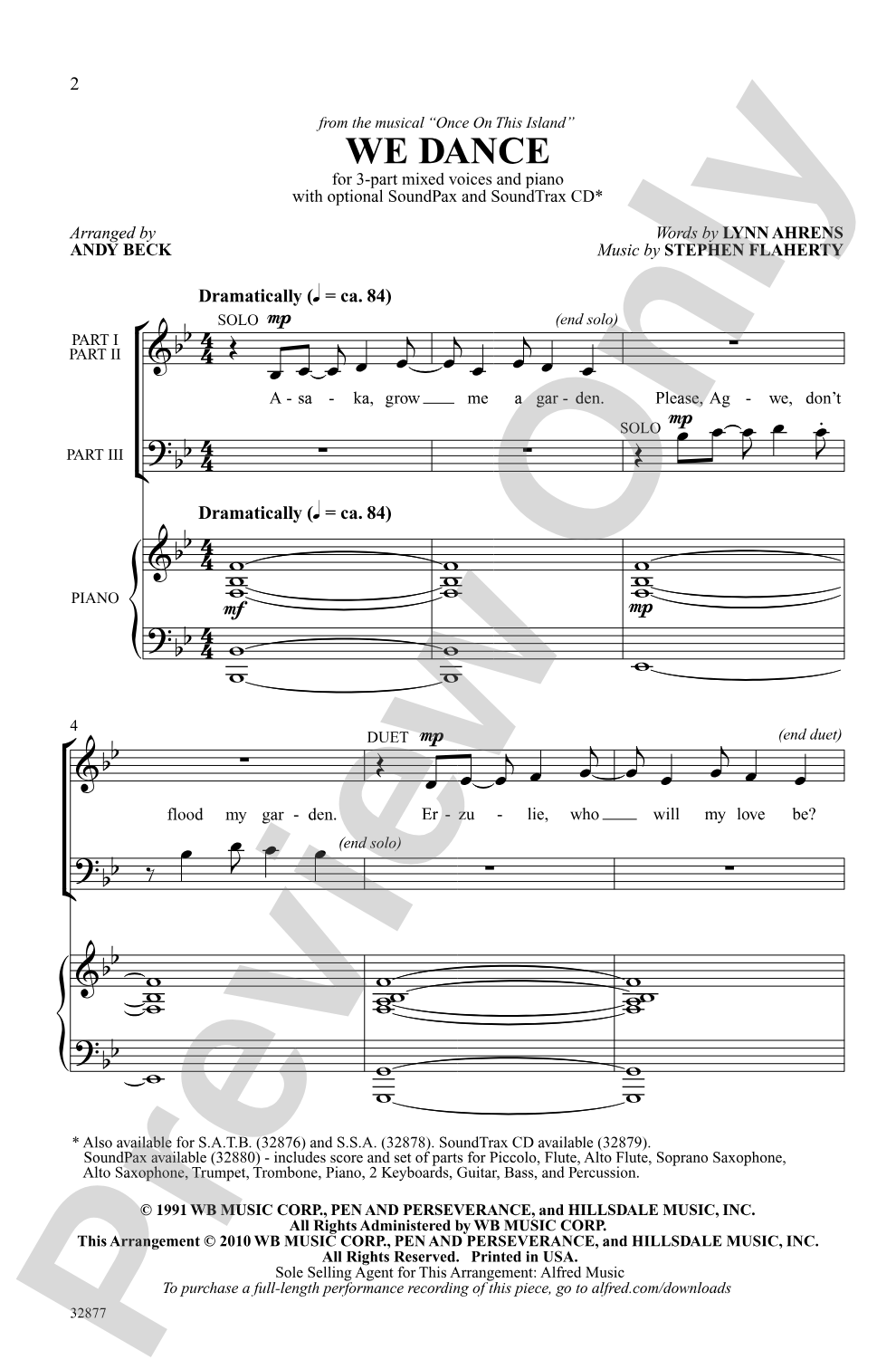 We Dance: 3-Part Mixed Choral Octavo