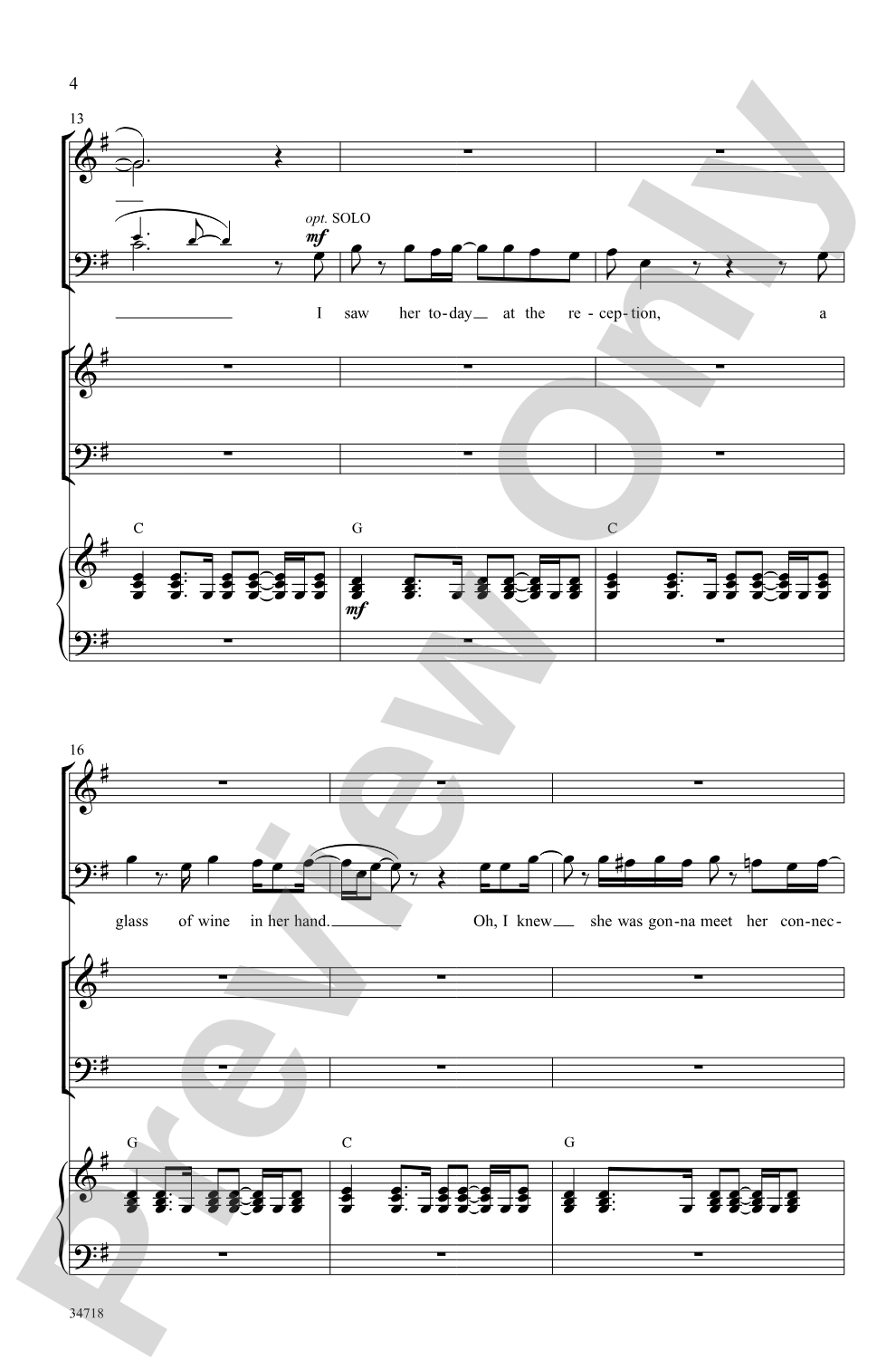 You Can't Always Get What You Want: SAB Choral Octavo