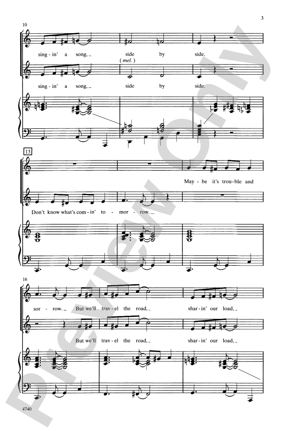 Side by Side: 2-Part Choral Octavo