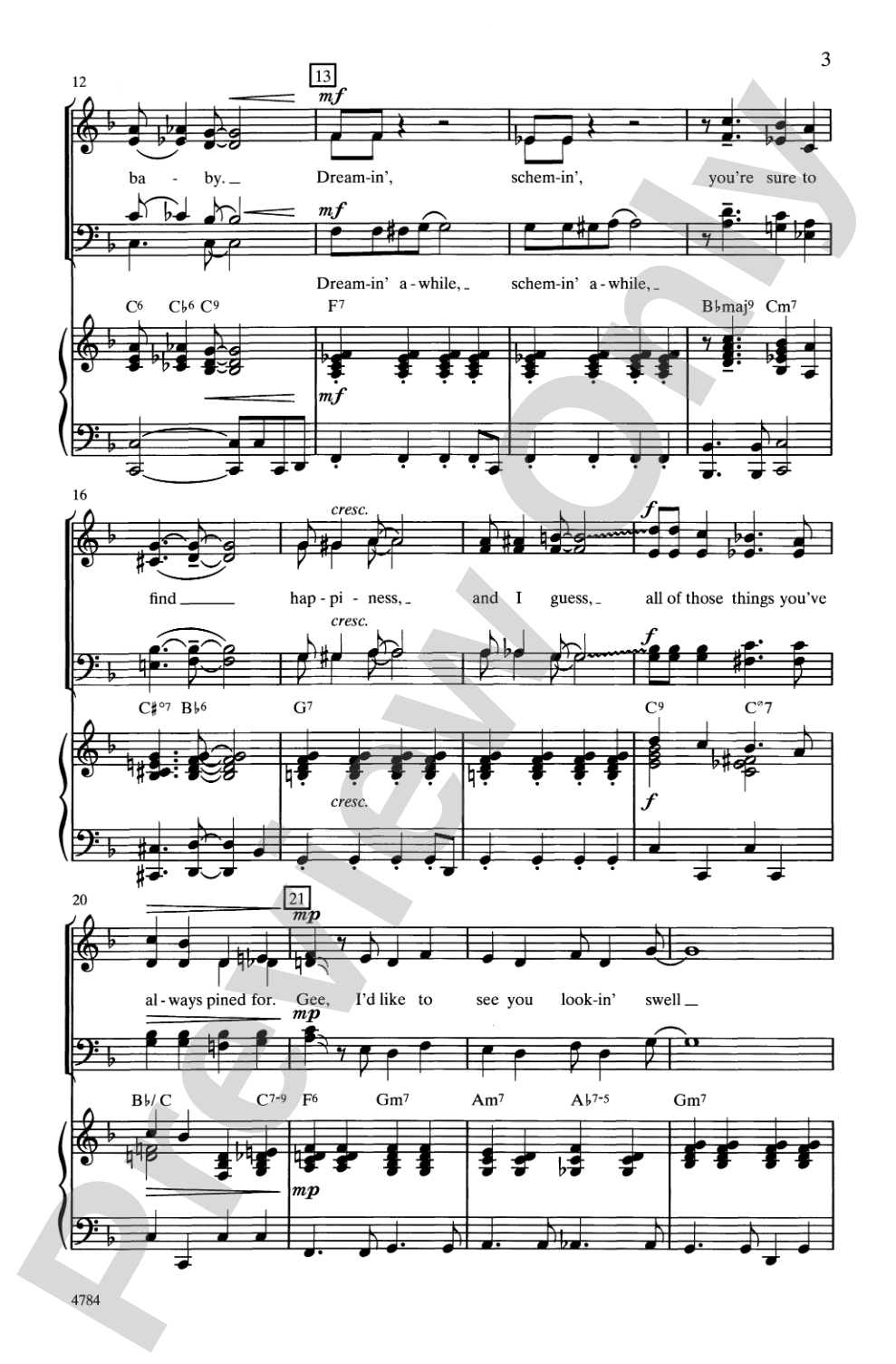 I Can't Give You Anything but Love: SATB Choral Octavo