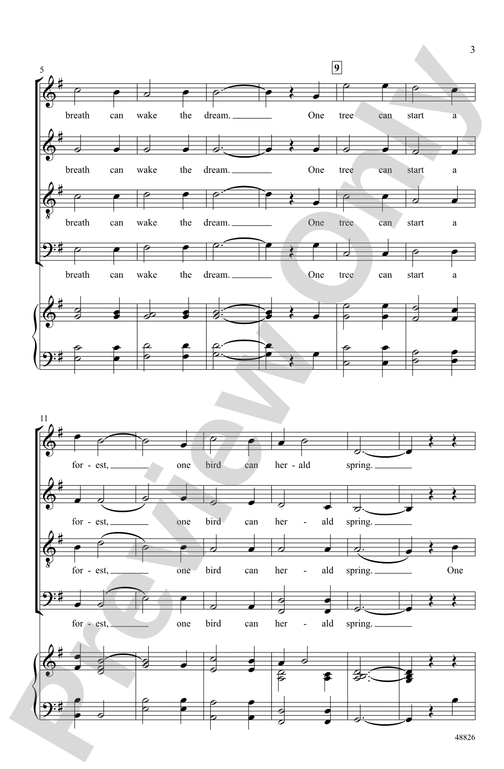 It's Up to You: SATB <i>a cappella</i> Choral Octavo