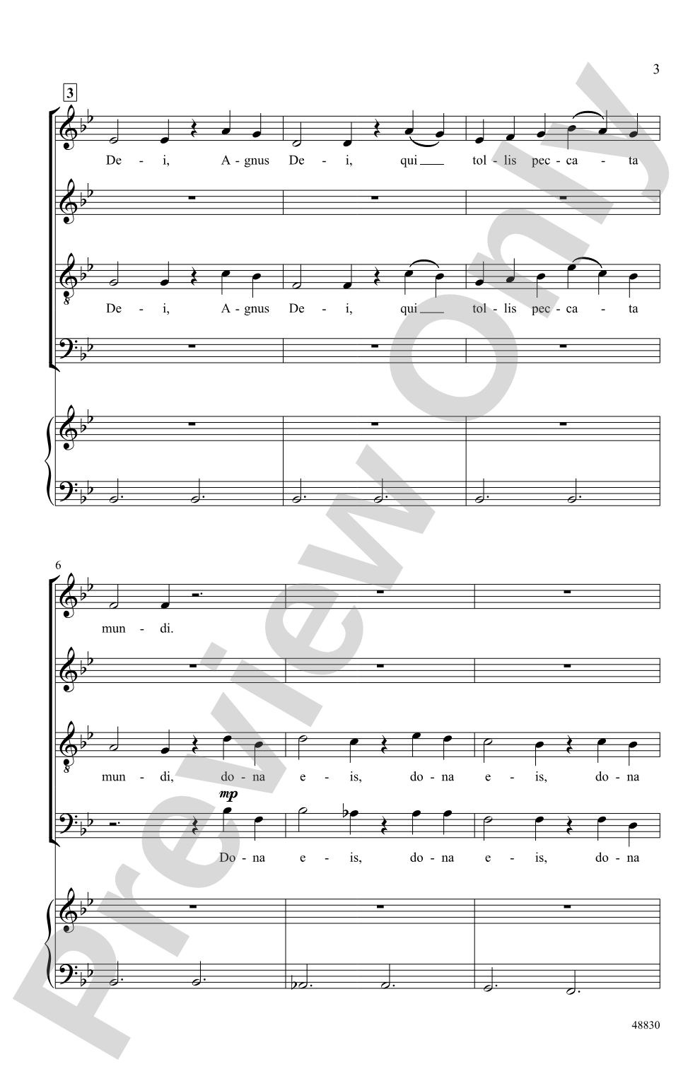 Agnus Dei 2020: SATB Choral Octavo