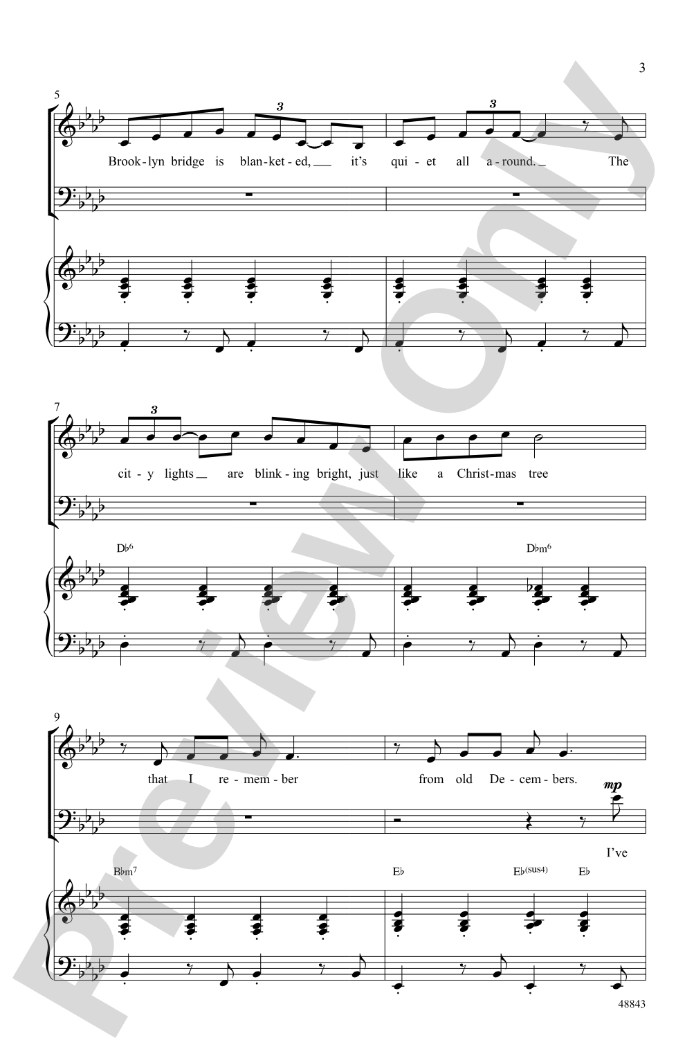 Christmas Valentine: SATB Choral Octavo