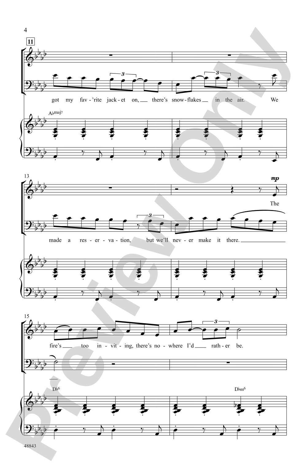 Christmas Valentine: SATB Choral Octavo