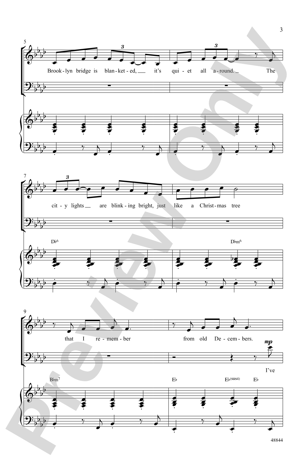 Christmas Valentine: SAB Choral Octavo