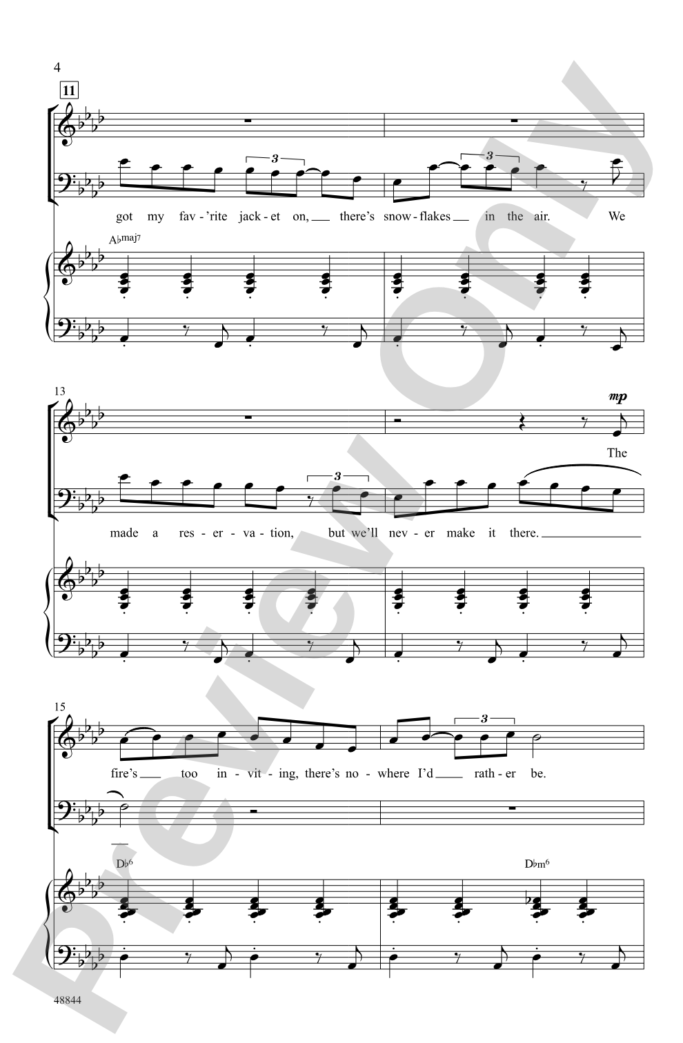 Christmas Valentine: SAB Choral Octavo
