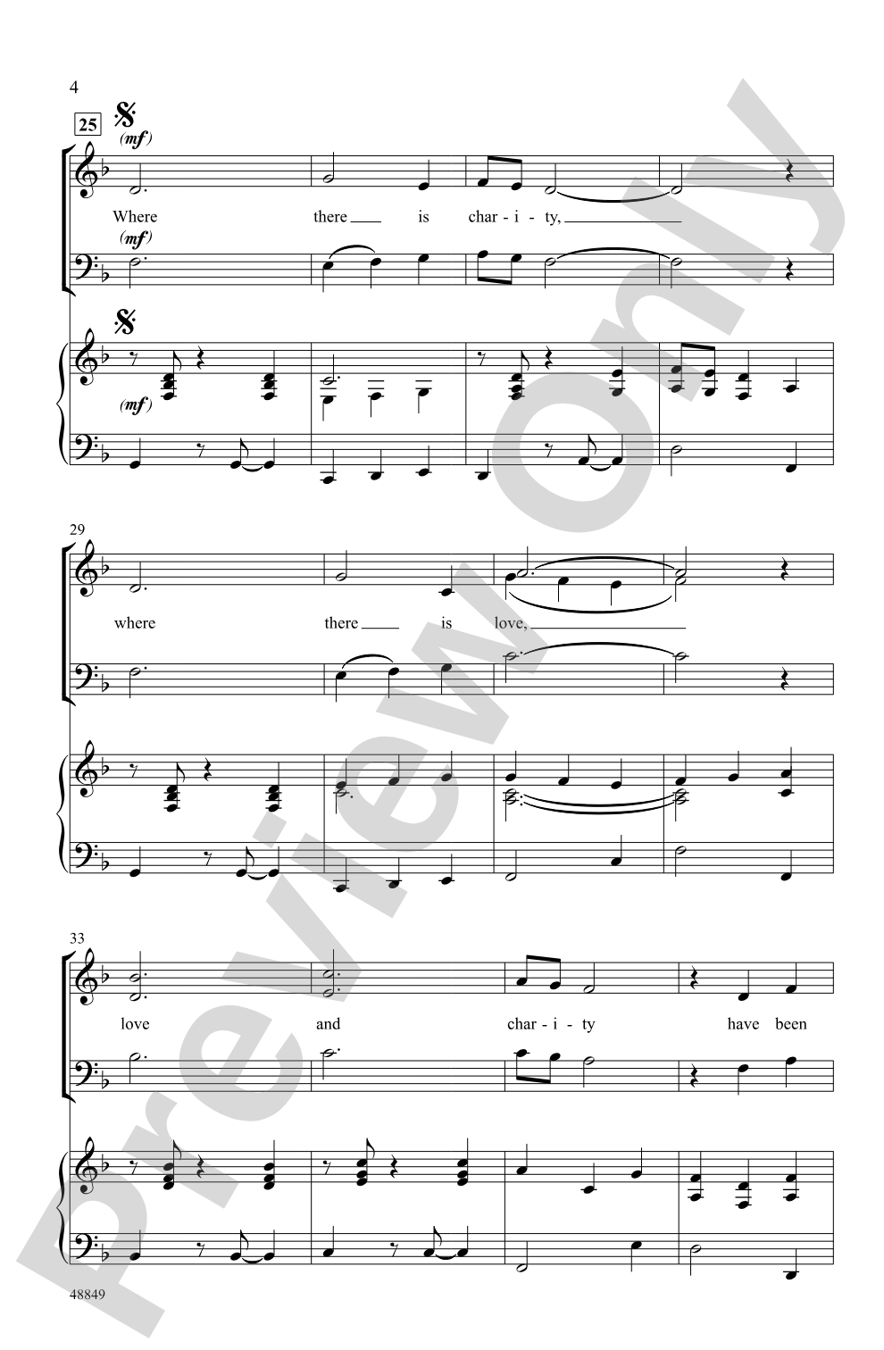 Caritas Canon: SAB Choral Octavo
