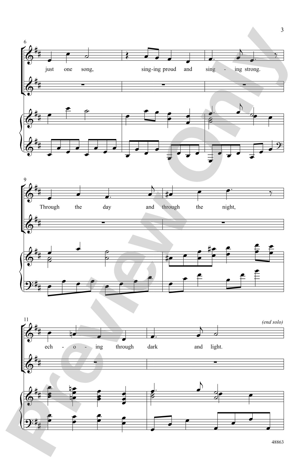 Fill the World with Music: 2-Part Choral Octavo
