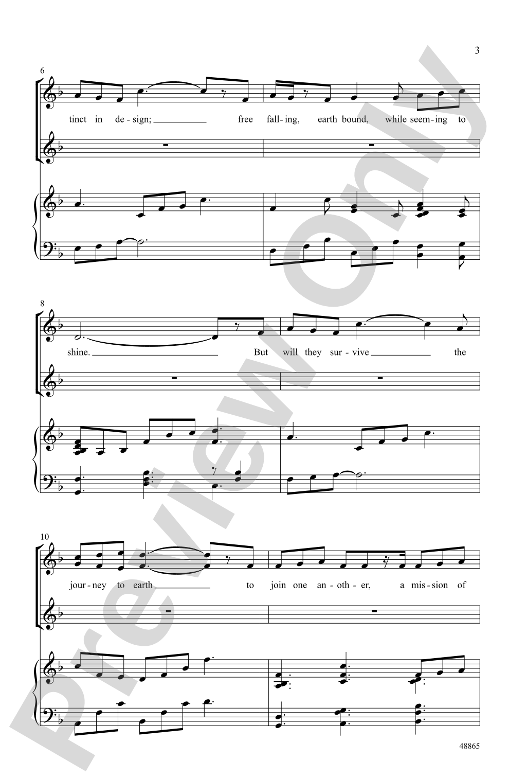 Spellbound: SSAA Choral Octavo