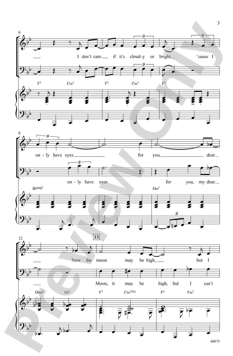 I Only Have Eyes for You: SATB Choral Octavo