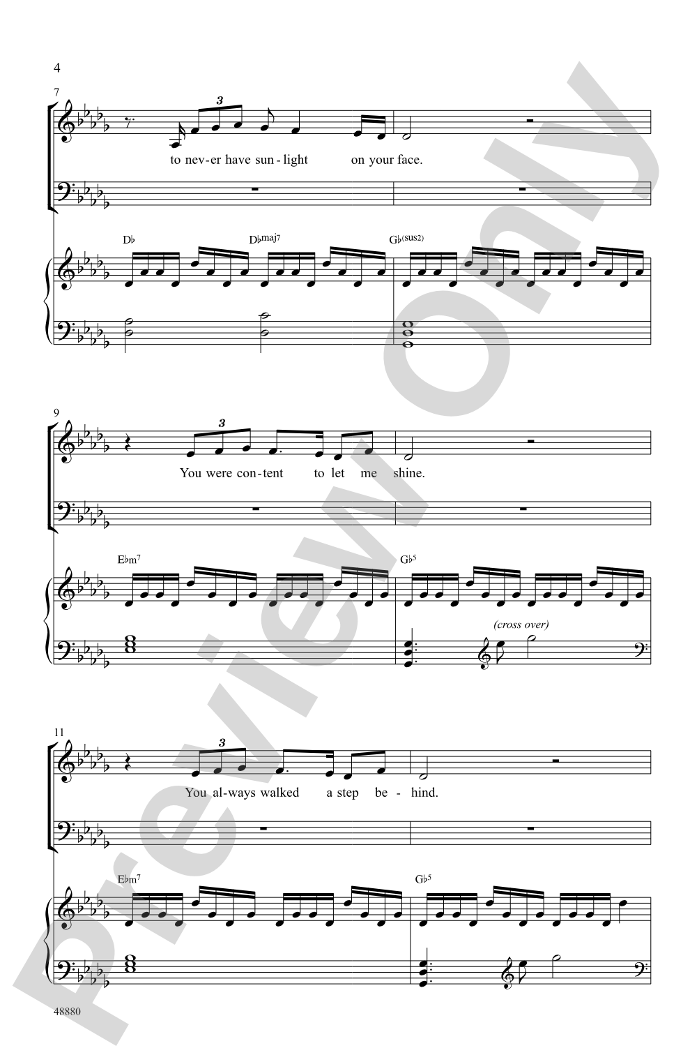 The Wind Beneath My Wings: SATB Choral Octavo